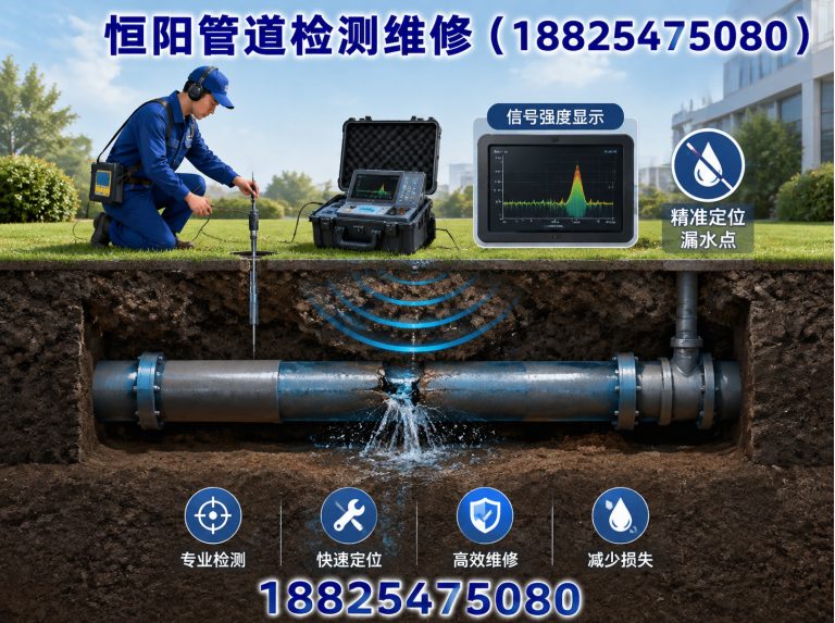 惠阳区地埋管漏水定位展示图